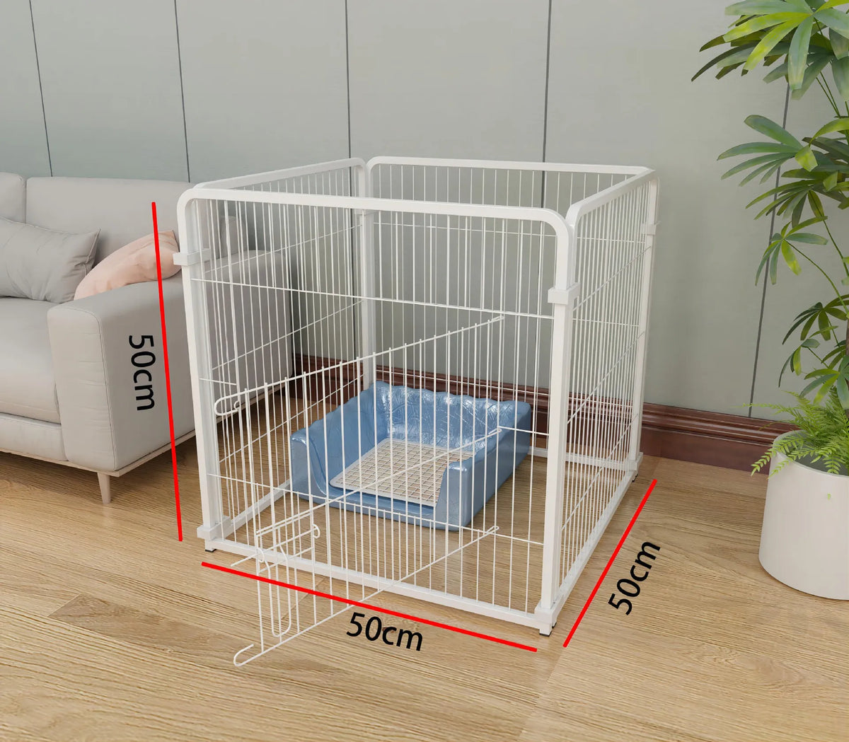 Cat Dog Cages Household Indoor Pet Enclosures Small to Large Dog Enclosures for Free Combination Training and Toilet Isolation