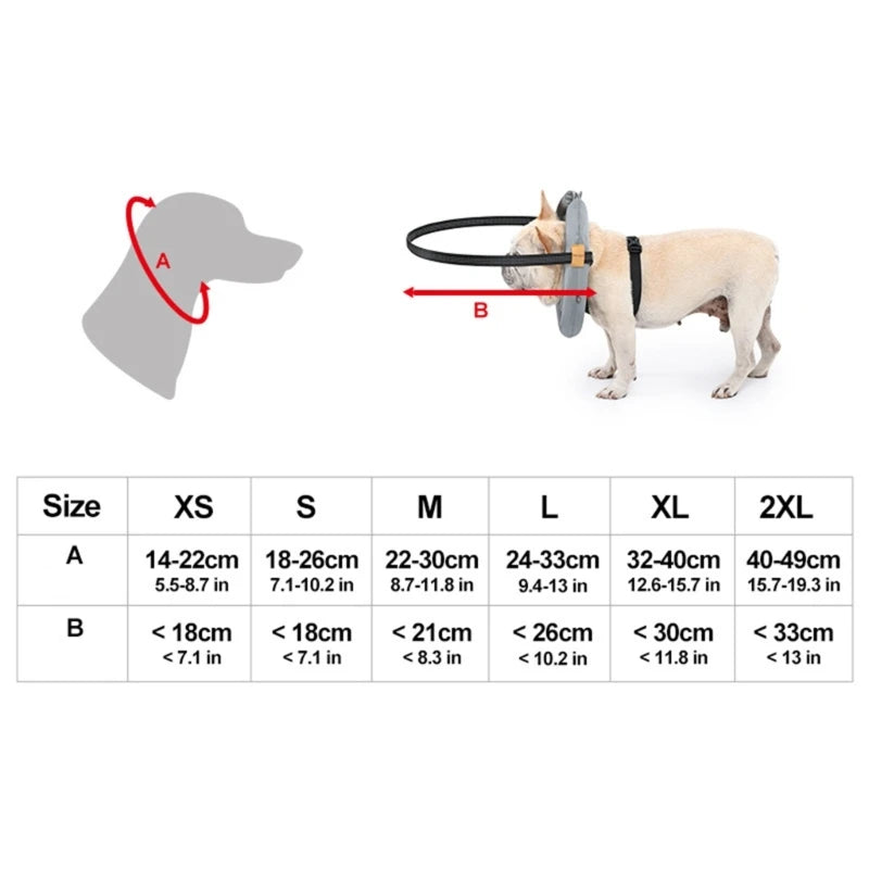 Blind Dog Safety Harness with Awareness Rings
