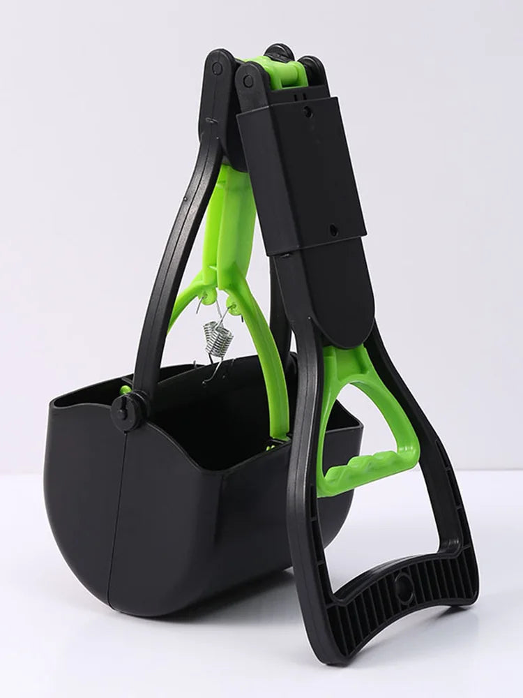 Spring-Loaded Pet Waste Scooper
