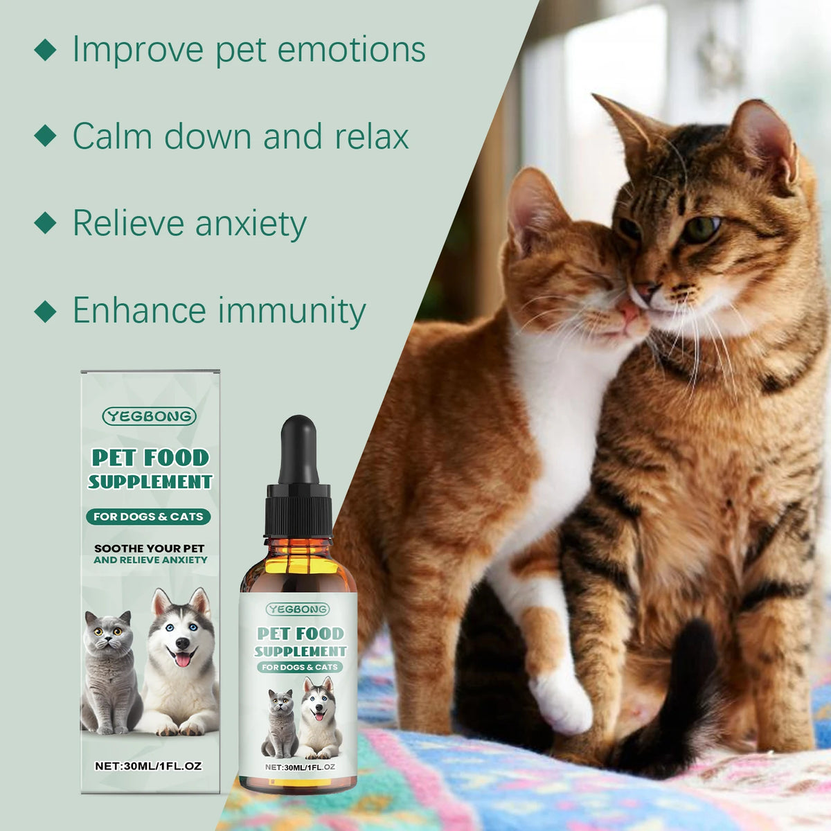 Pet Anxiety-Relief Soothing Drops