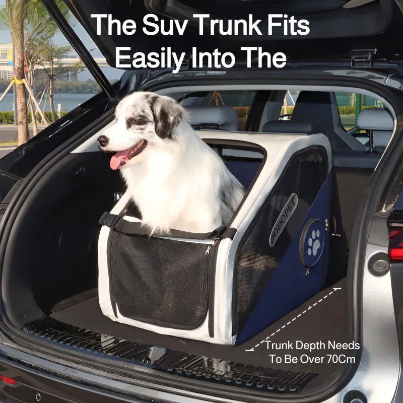 Portable Travel Kennel with Escape-Proof Latch