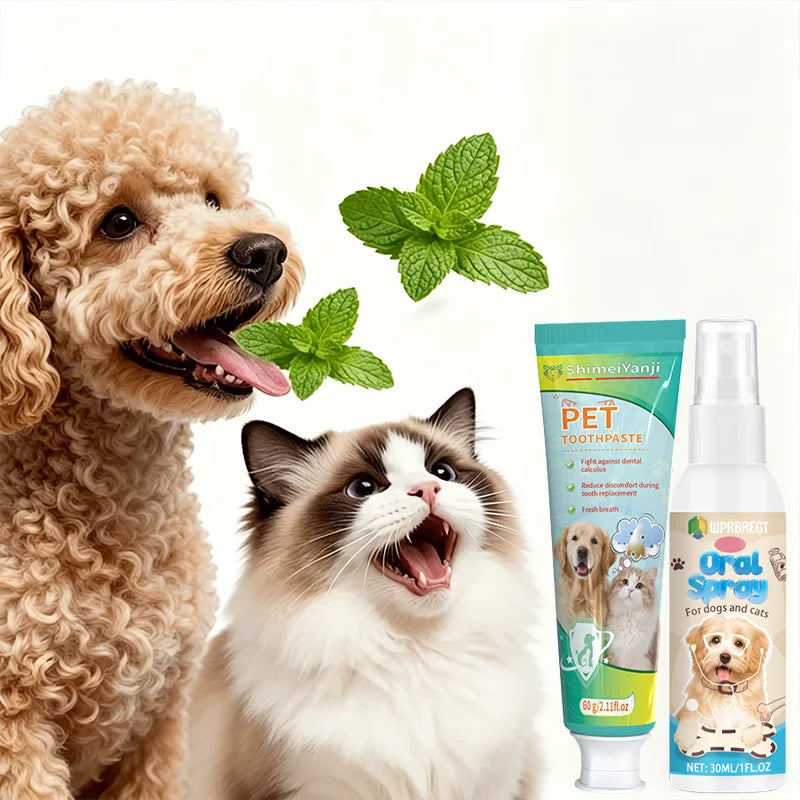 Pet Dental Toothpaste & Mouth Spray