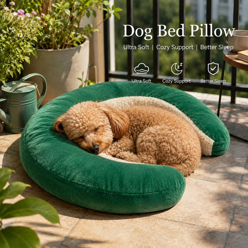 U-Shaped Calming Pet Sleeping Pillow