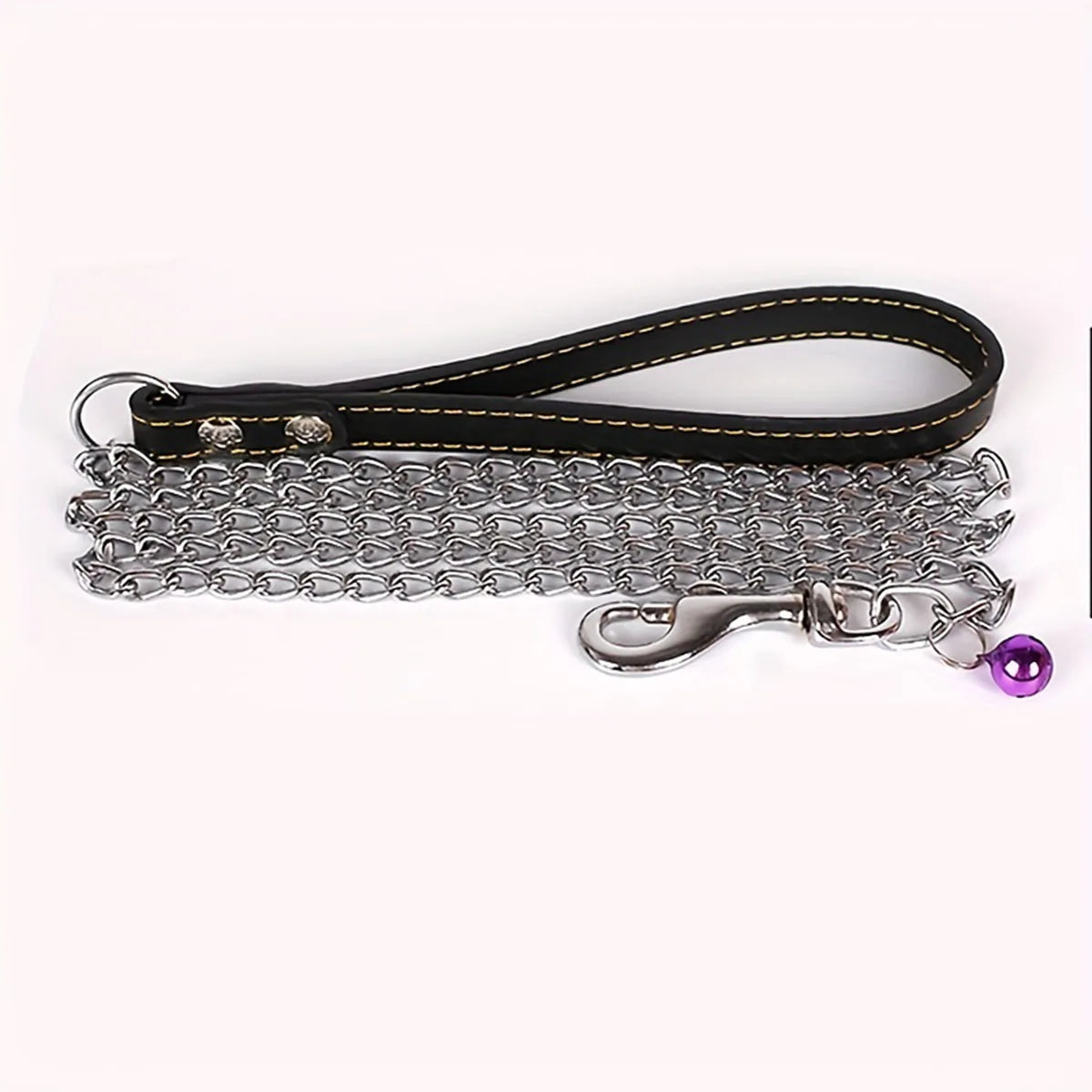 Silver Dog Leash Car Safety Belt