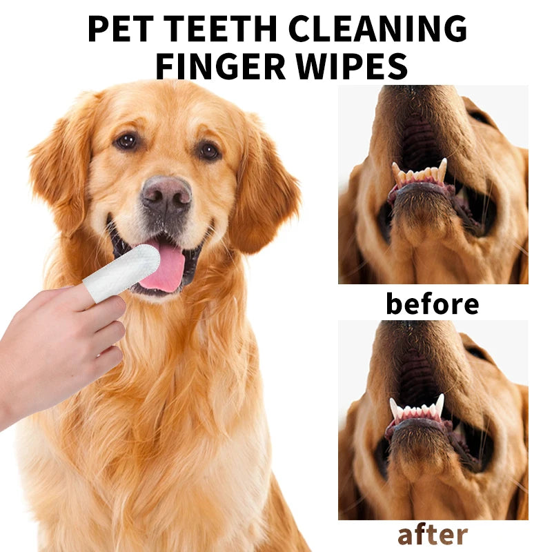 Disposable Pet Finger Cleaning Gloves