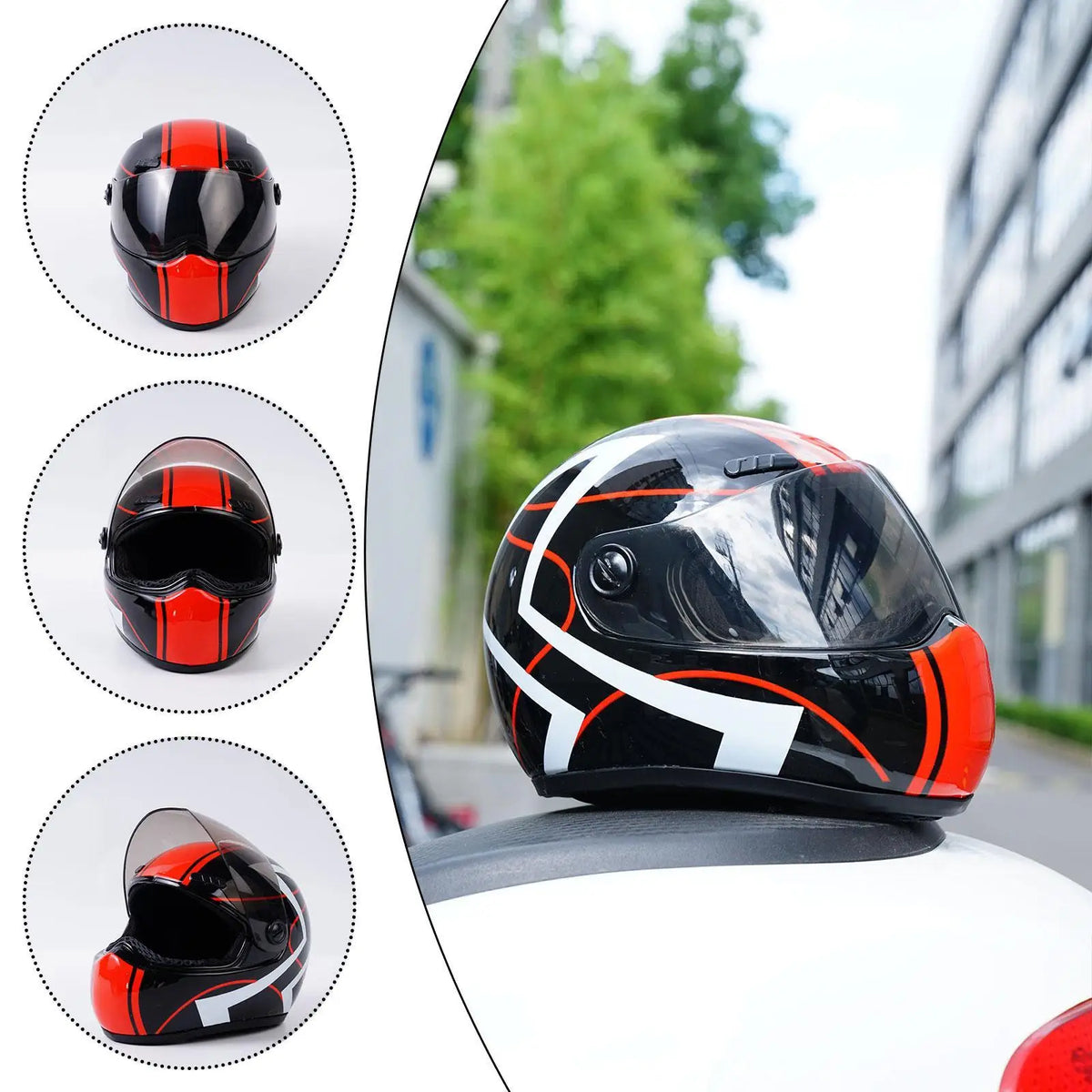 Mini Motorcycle Helmet Costume Prop for Pets
