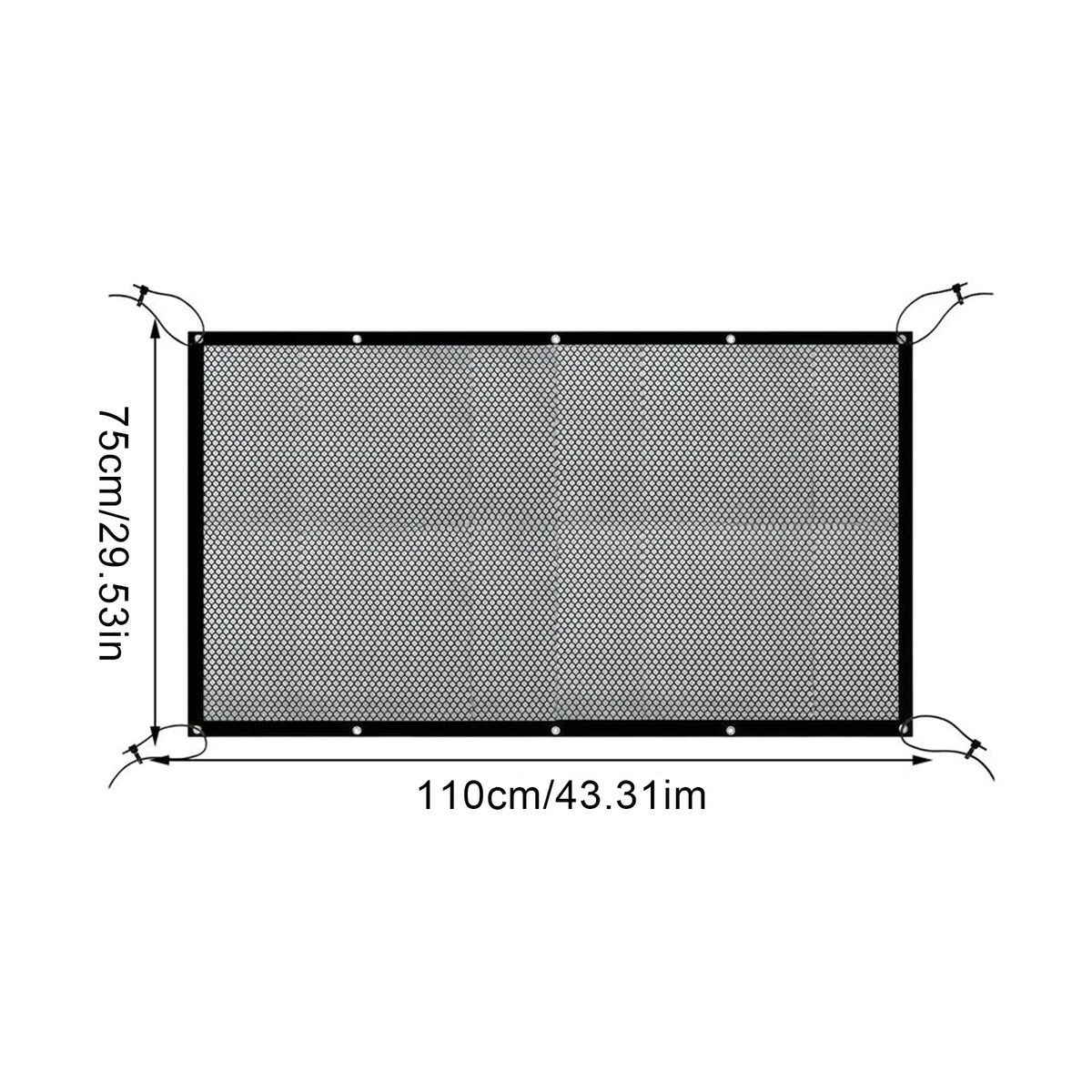 Vehicle Safety Net Divider for Dog Travel
