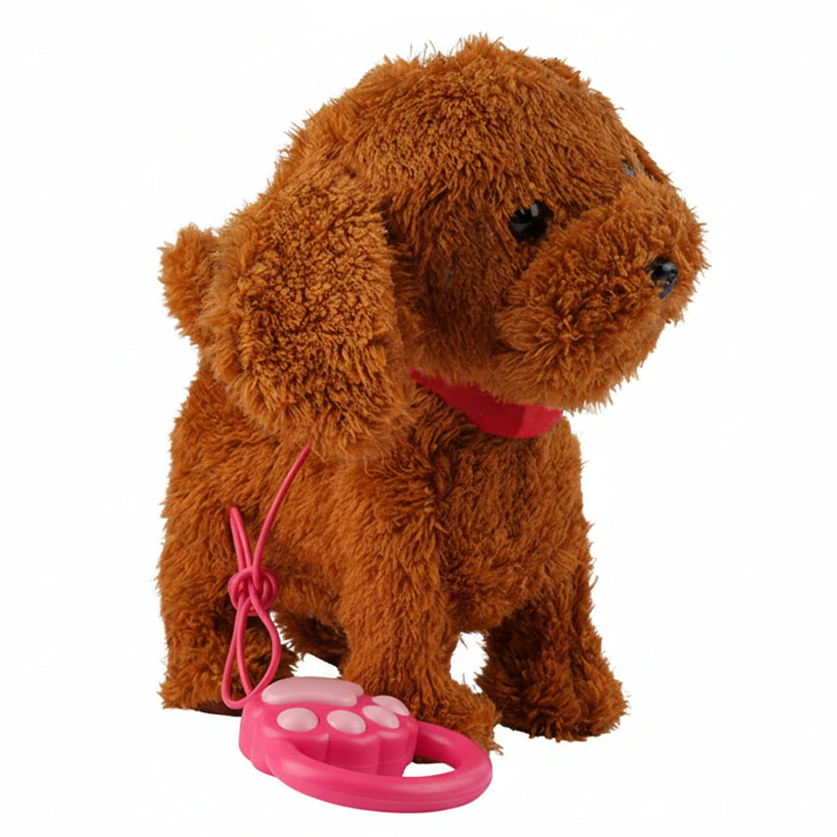Walking Dog Repeats What You Say Realistic Licking Tongue Interactive Musical Puppy Robot Stuffed Animal Dog for Toddlers 3-5