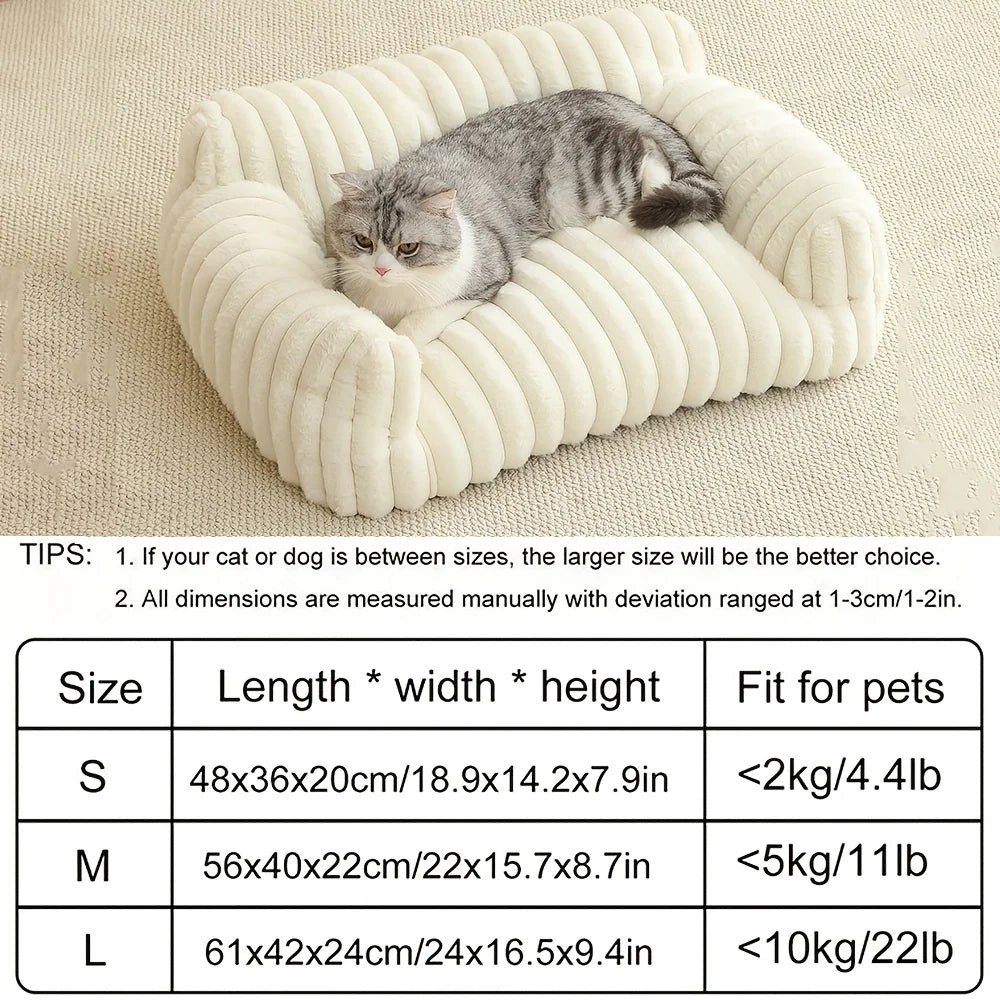 Warm Comfort Cat & Dog Sofa Bed