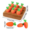 Dog Snuffle Mat Enrichment Interactive Toys Pet Carrot Puzzle Toy Dog Activity Mat for Boredom Relief Foraging Training Feeding