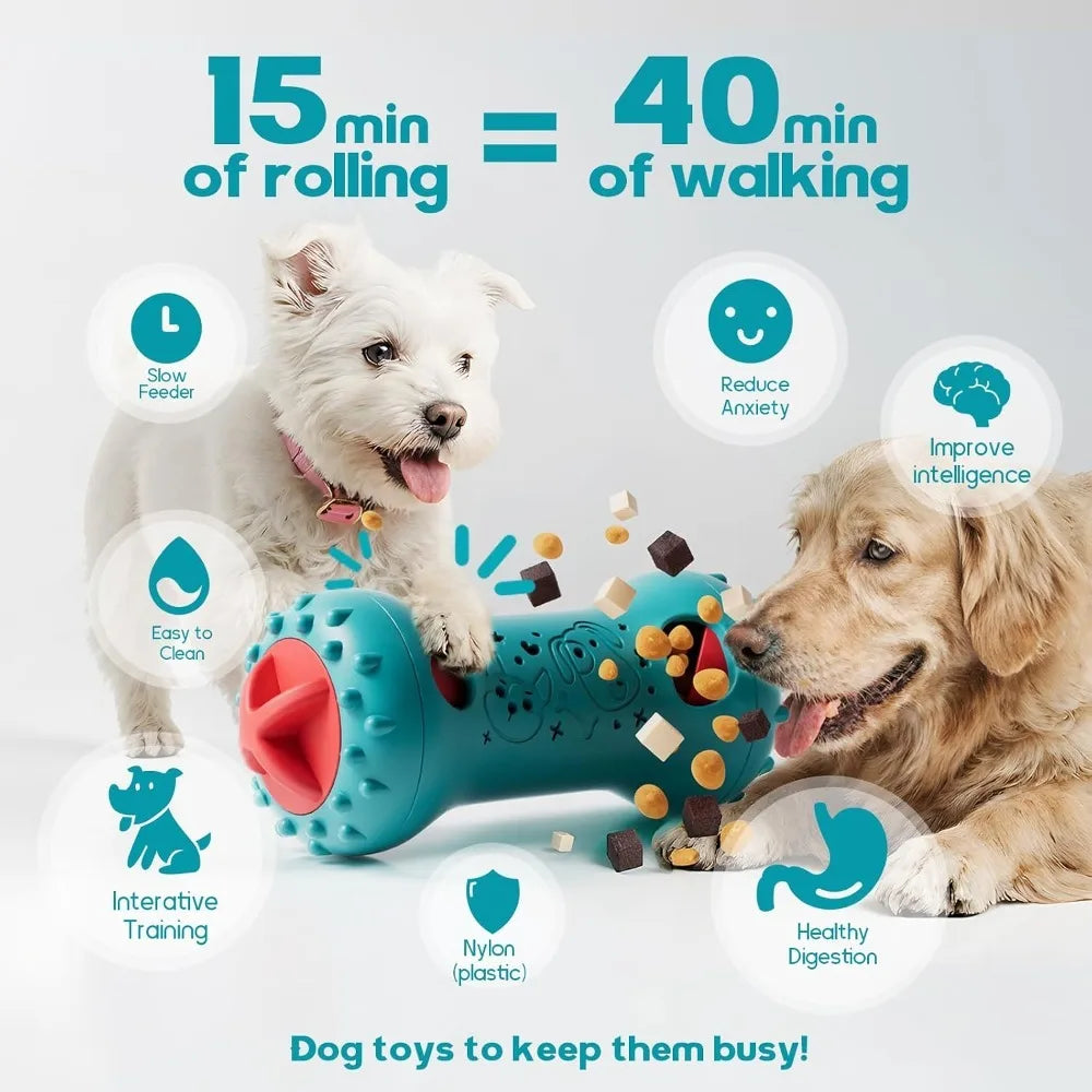 Interactive Dog Toys Adjustable Treat Dispensing Toy To Keep Busy Dog Enrichment for Stimulation Cognitive for Puppy Puzzle Toys