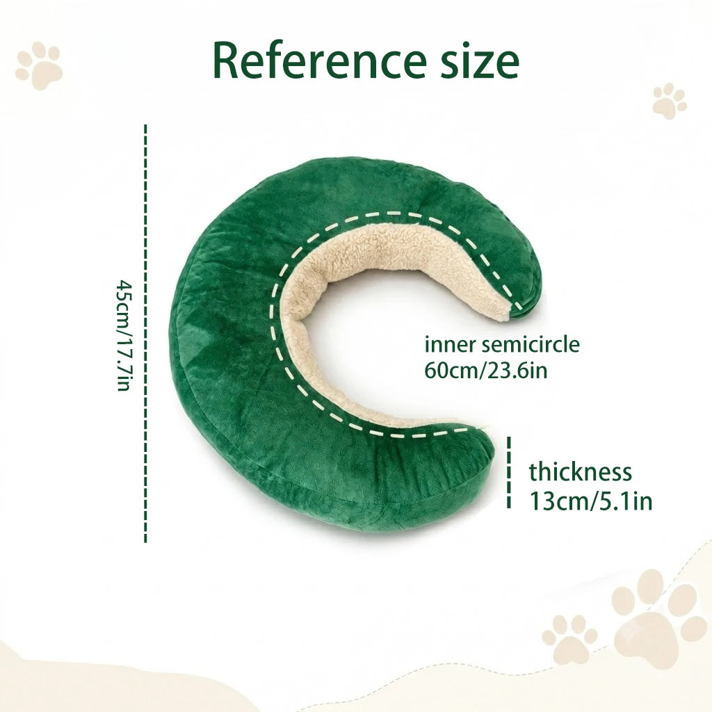 U-Shaped Calming Pet Sleeping Pillow