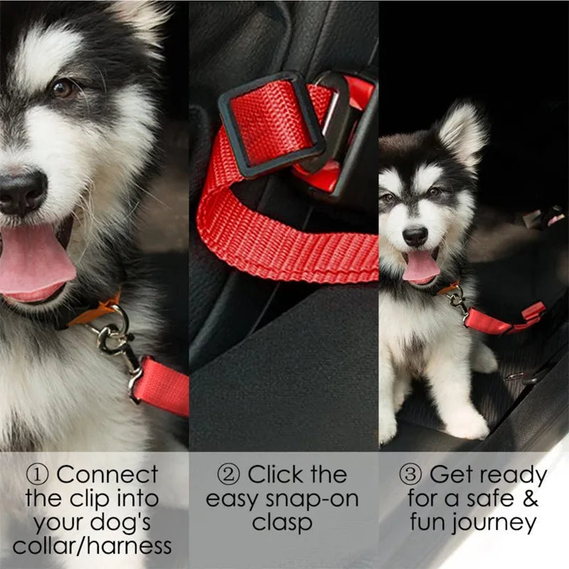 Anti-Shock Dog Car Safety Harness Strap