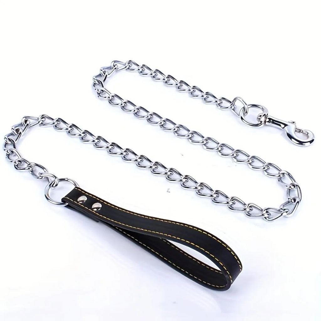 Silver Dog Leash Car Safety Belt