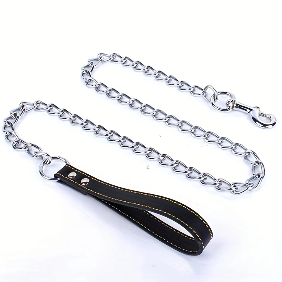 Silver Dog Leash Car Safety Belt