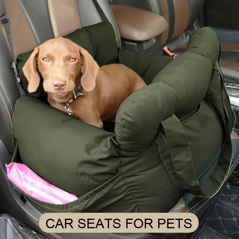Non-Slip Dog Car Seat with Safety Strap