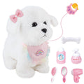 Interactive Walking Toy Dog for Kids Will Bark Touch & Voice Controlled with Remote and Waggling Tail Ideal Birthday or Gift