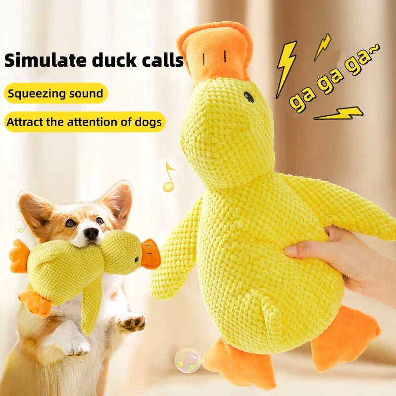 Plush Duck Comfort Toy for Dogs