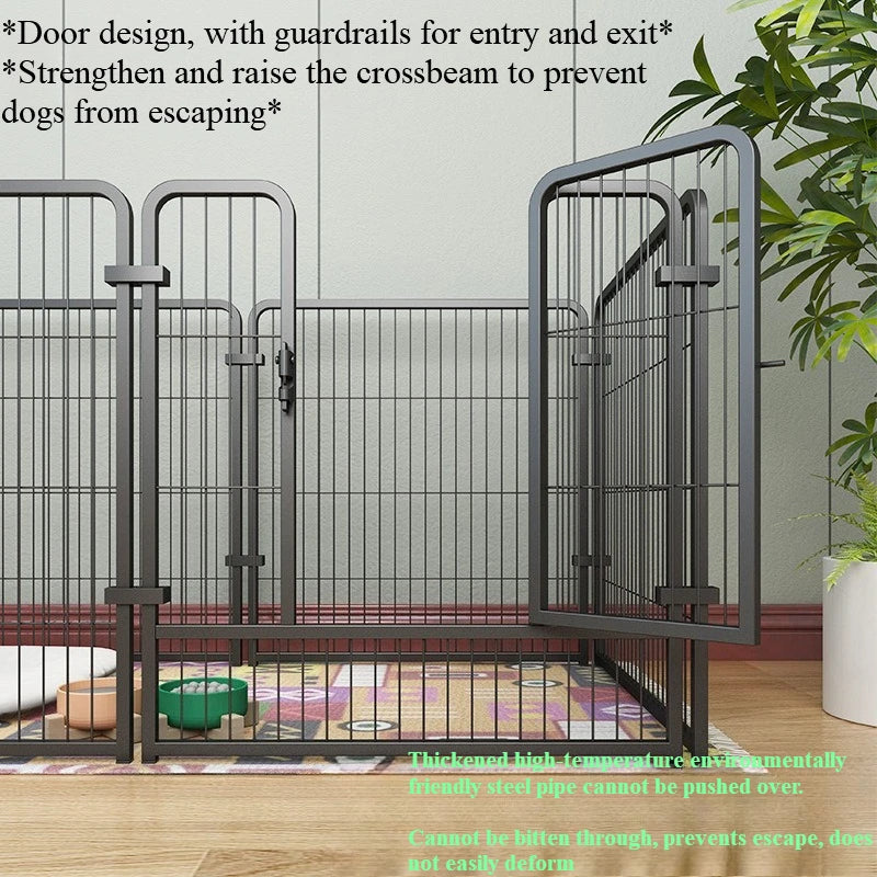 Cat Dog Cages Household Indoor Pet Enclosures Small to Large Dog Enclosures for Free Combination Training and Toilet Isolation