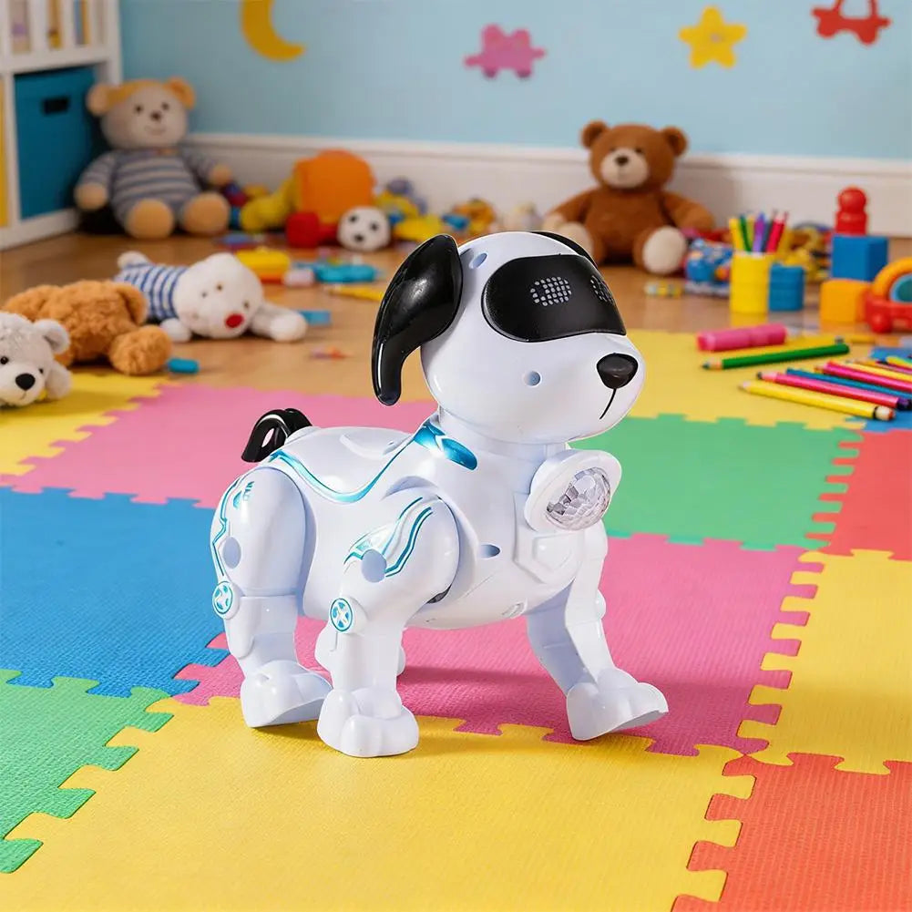 Intelligent Music Robot Dog Interactive Smart Walking Singing Pet Children's Educational Crawling Interactive Toys