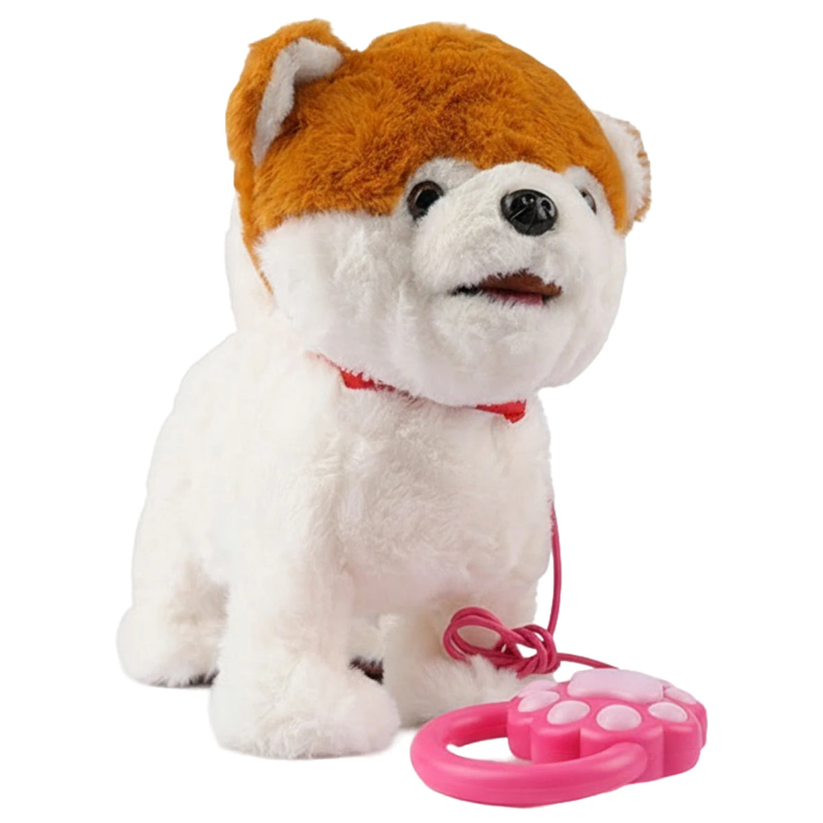 Walking Dog Repeats What You Say Realistic Licking Tongue Interactive Musical Puppy Robot Stuffed Animal Dog for Toddlers 3-5