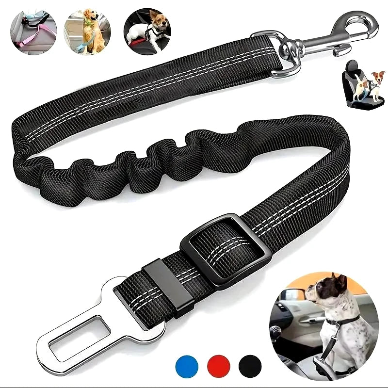 Reflective Adjustable Pet Car Safety Belt