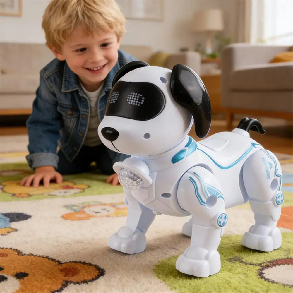 Intelligent Music Robot Dog Interactive Smart Walking Singing Pet Children's Educational Crawling Interactive Toys
