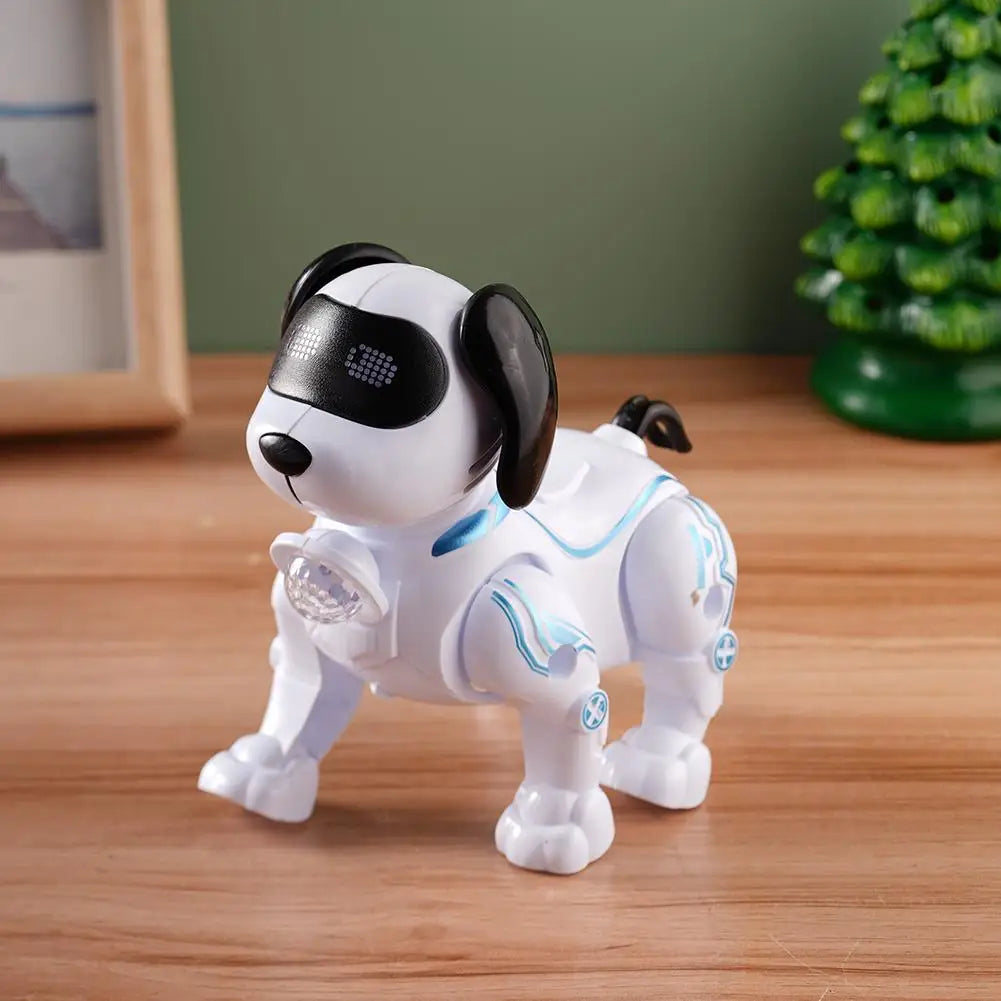 Intelligent Music Robot Dog Interactive Smart Walking Singing Pet Children's Educational Crawling Interactive Toys