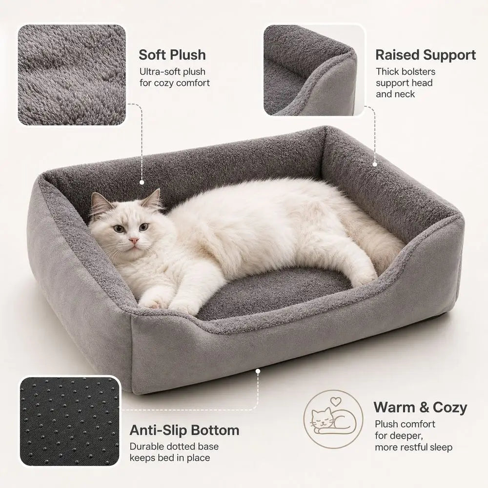 Comfortable Short Pet Bed