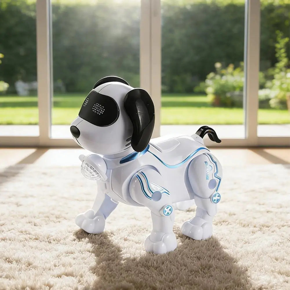 Intelligent Music Robot Dog Interactive Smart Walking Singing Pet Children's Educational Crawling Interactive Toys