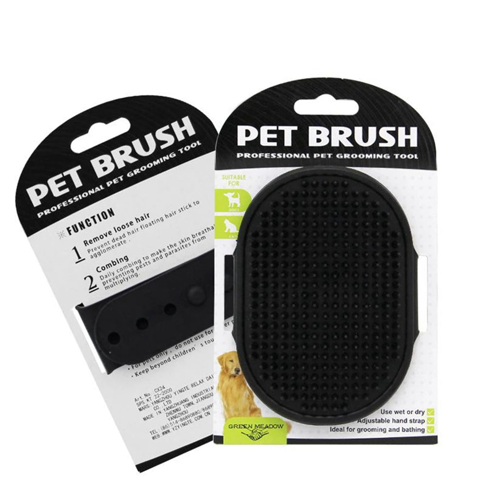 Silicone Pet Bathing & Grooming Gloves
