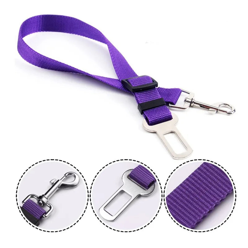 Anti-Shock Dog Car Safety Harness Strap