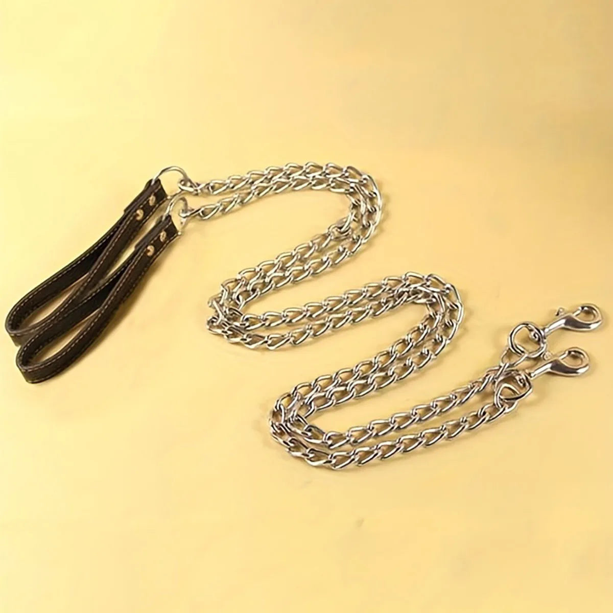 Silver Dog Leash Car Safety Belt