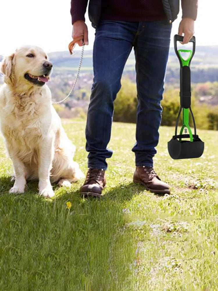 Spring-Loaded Pet Waste Scooper