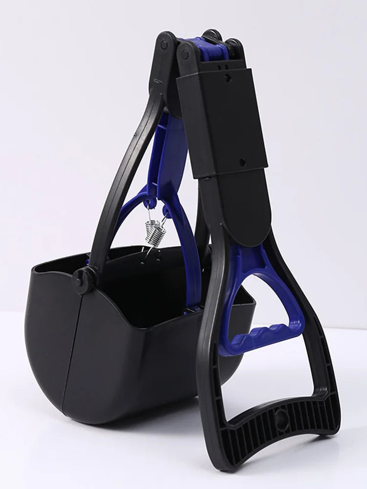 Spring-Loaded Pet Waste Scooper